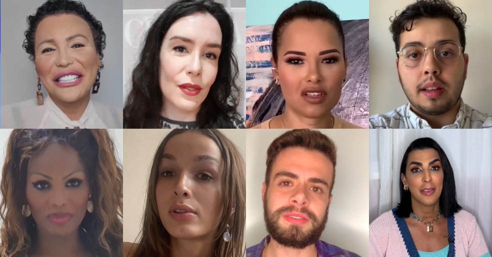 Letras de Orgulho LGBTQIA+: Luisa Marilac, Maria Clara Spinelli, Ariadna, Luc Tas, Diva Menner, Gabrielle Joie, Bernardo de Assis, Pepita — Foto: Gshow