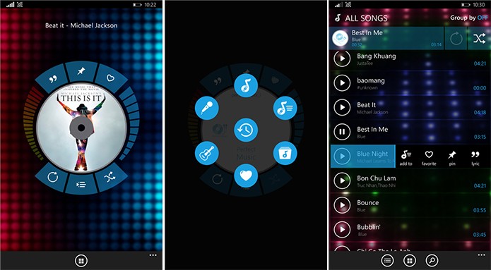 Perfect Music ? um player bonito e funcional para Windows Phone (Foto: Divugla??o/Windows Phone Store)