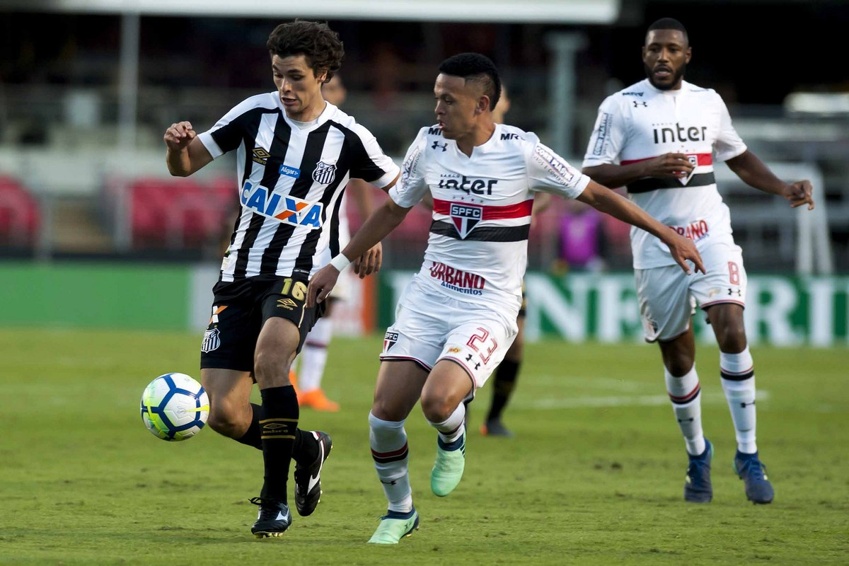 TE São Paulo vence o Santos no Morumbi pelo Campeonato Brasileiro TV Tribuna Rede Globo