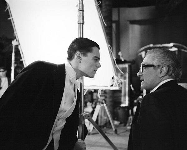 Leonardo DiCaprio e Martin Scorsese - The Aviator, Montreal, Quebec, Canadá (Foto: Divulgação)