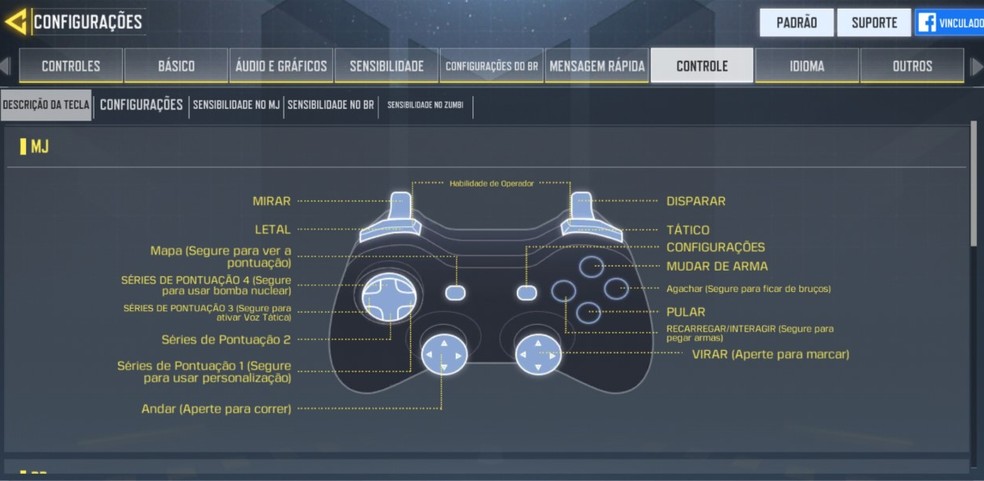 Atualização traz suporte para controles de PS4 e Xbox One ao COD: Mobile — Foto: Reprodução/Activision