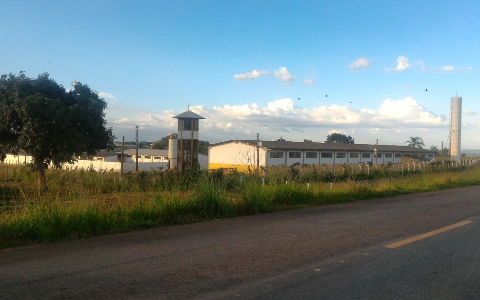 Complexo Prisional de Segurança em Goiânia, Goiás (Foto: Vanessa Martins/G1)