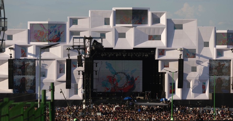 O palco Skyline, o principal do The Town