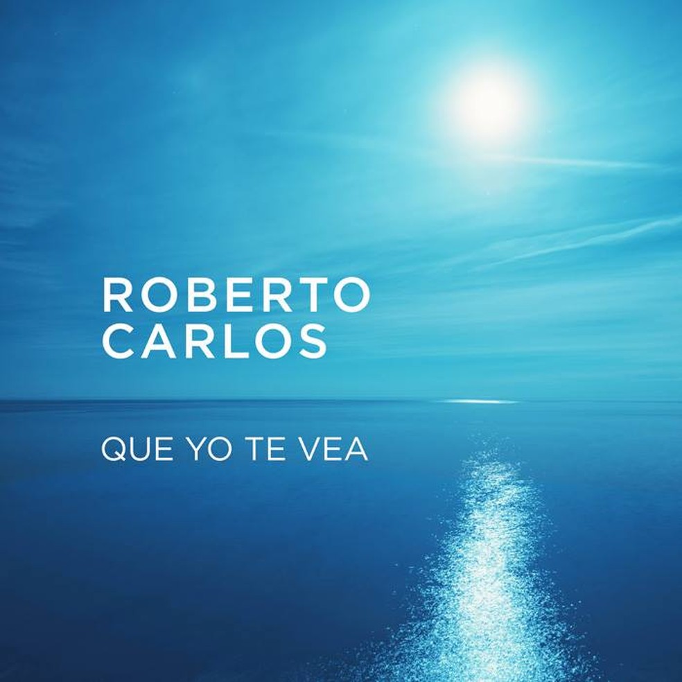 Capa do single 'Que yo te vea', de Roberto Carlos (Foto: Divulgação)
