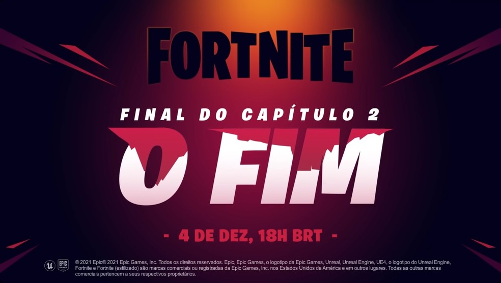 Fortnite: O Fim é anunciado; veja detalhes do evento final do Capítulo 2 |  Esports | TechTudo