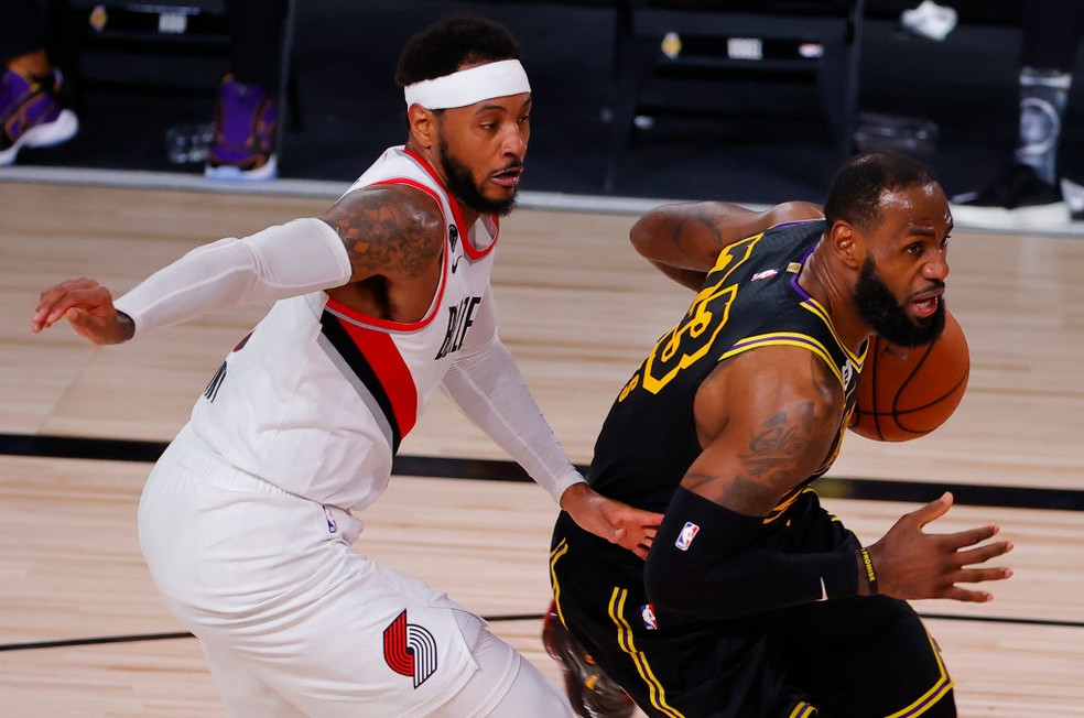 Los Angeles Lakers x Portland Trail Blazers - NBA — Foto: Kevin C. Cox/Getty Images