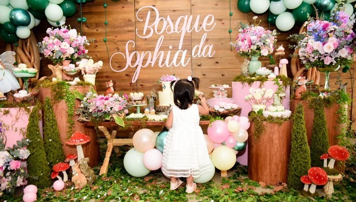 O aniversário de Sophia, filha de Mayra Cardi e Arthur Aguiar (Foto: Reprodução Instagram)