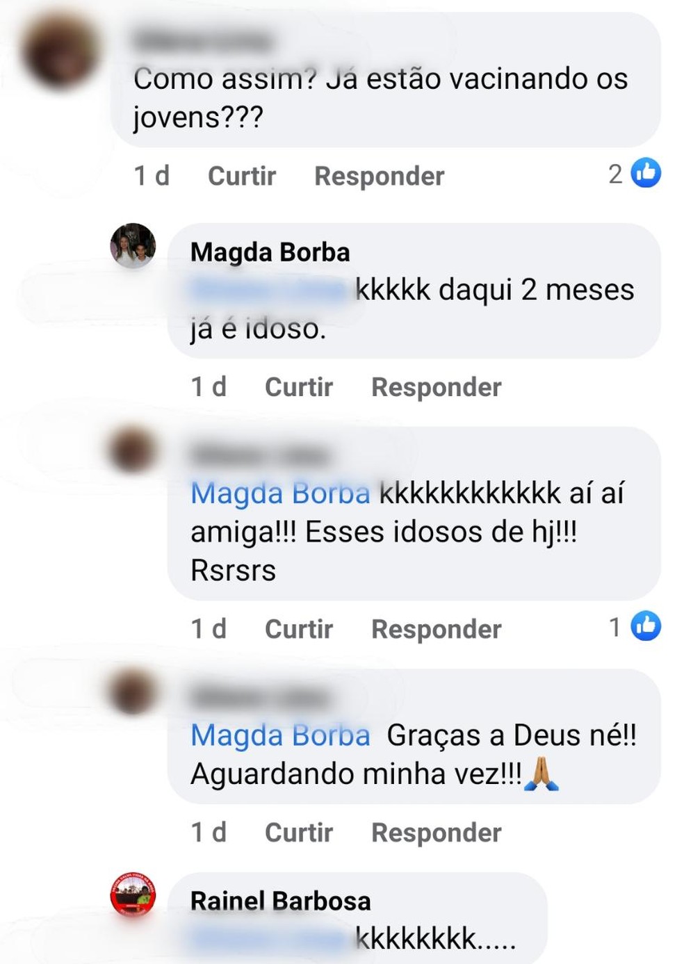 Esposa do ex-prefeito afirma que em dois meses Rainel Barbosa ser&aacute; considerado idoso &mdash; Foto: Divulga&ccedil;&atilde;o