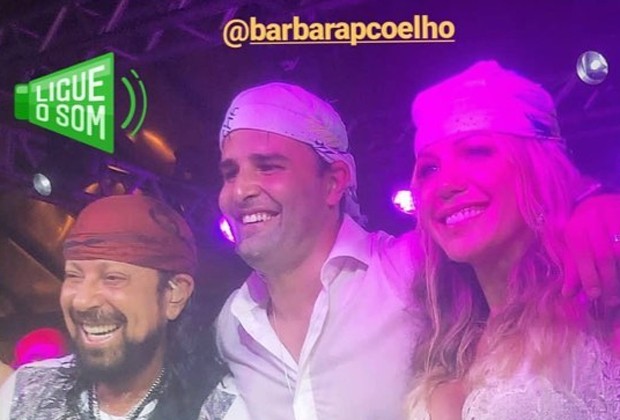 Bell Marques, Felipe Russo e Bárbara Coelho (Foto: Reprodução/Instagram)