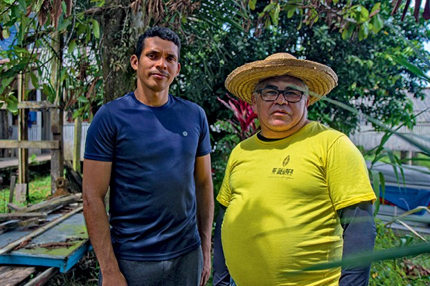 Zeno e César: De uma memória da infância surgiu a parceria entre a comunidade de Acará-Açu e a premiada De Mendes Chocolates (Foto: Mateus Mendes)