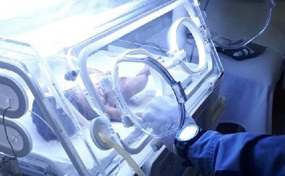 Bebê foi resgatada e levada para hospital (Foto: Polícia Militar de MT)