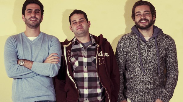 A equipe do Envia Lá é formada por três sócios: Matheus Jacob, Vitor de Araújo e Thiago Amaral (Foto: Divulgação)
