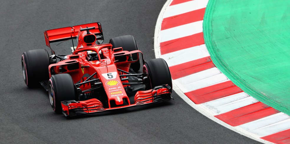 Sebastian Vettel foi o mais rápido da pré-temporada com os hipermacios (Foto: Mark Thompson/Getty Images)
