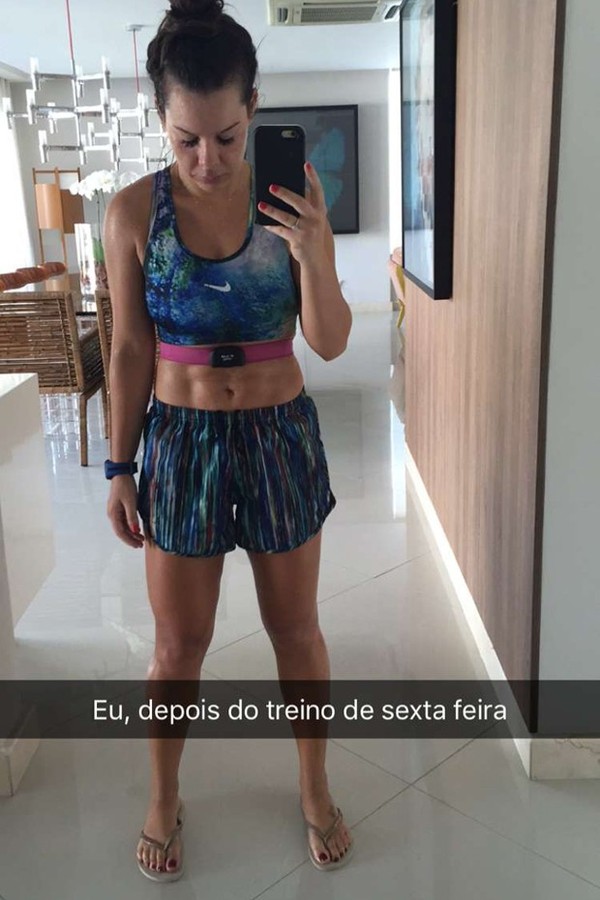 Fernanda Souza (Foto: Reprodução Snapchat)