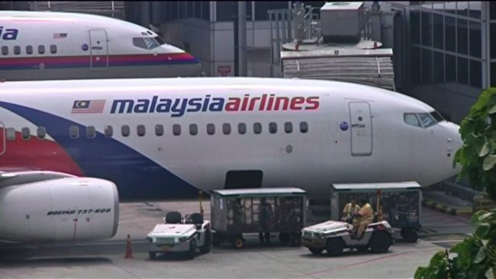 Avião da Malaysia Airlines (Foto: reprodução)