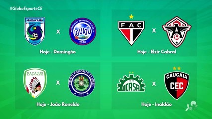 Assista às matérias do Globo Esporte CE desta segunda, 11 de julho