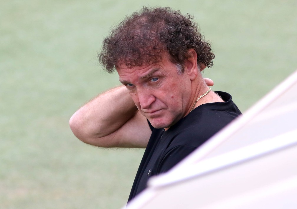 Cuca em Santos x Flamengo — Foto: Mauricio de Souza / Estadão Conteúdo