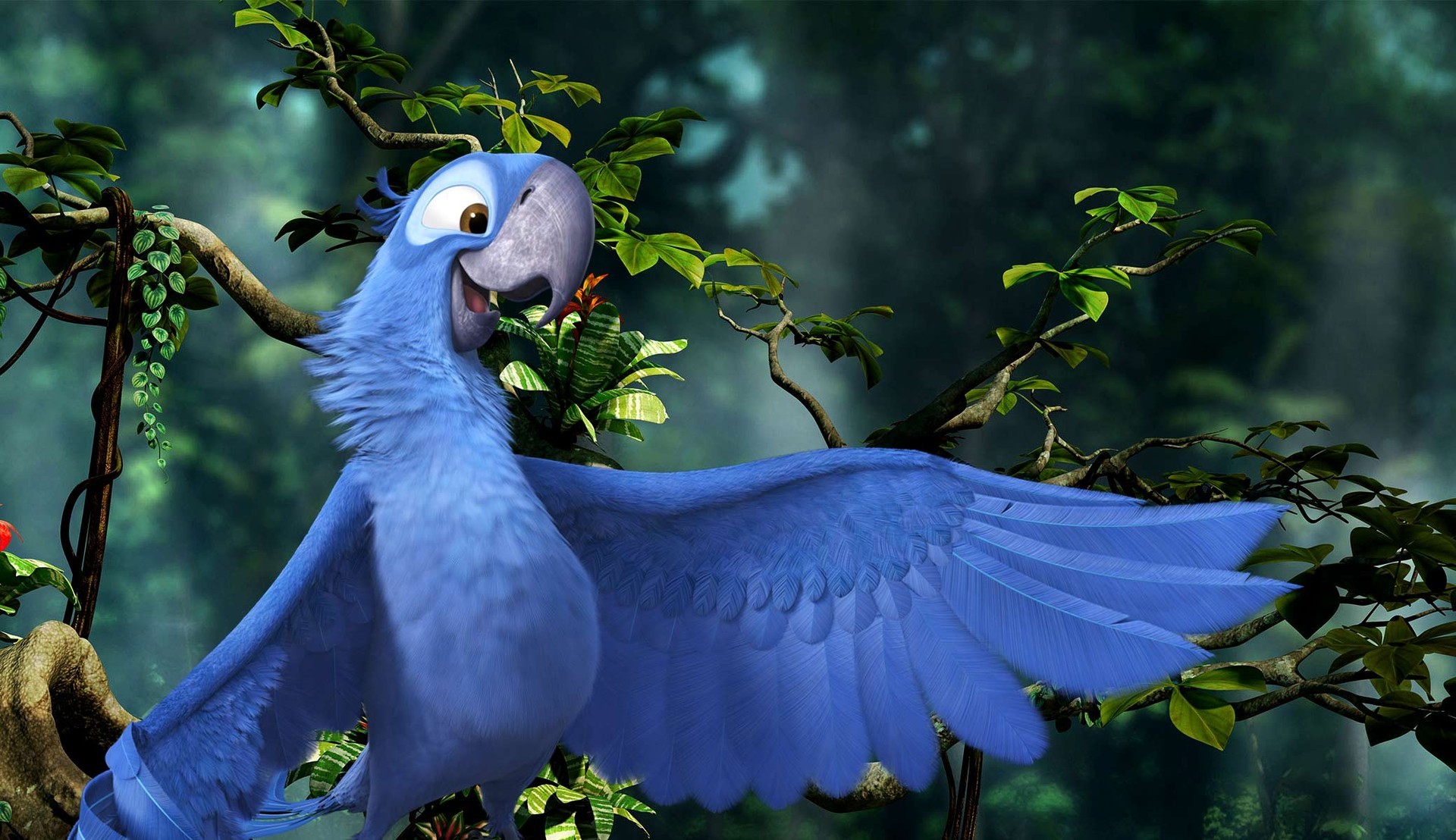 A ave Blu na animação 'Rio' (Foto: Divulgação)