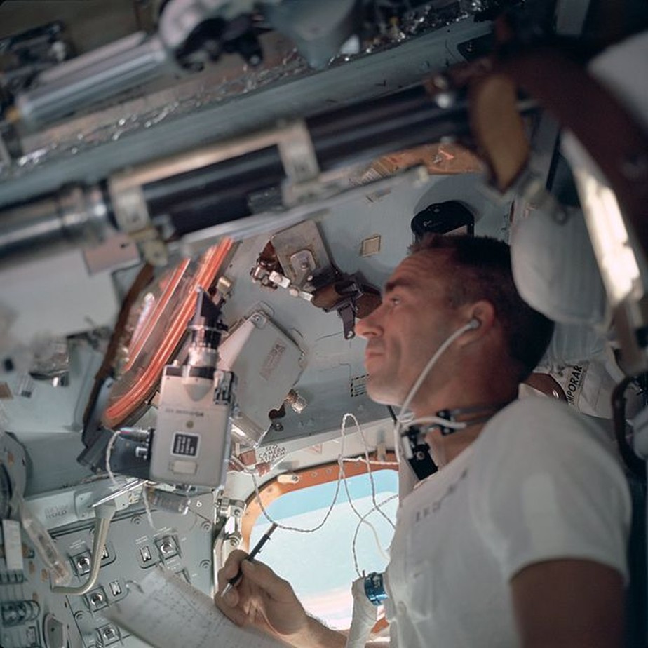 O astronauta Walter Cunningham foi piloto do módulo lunar Apollo 7