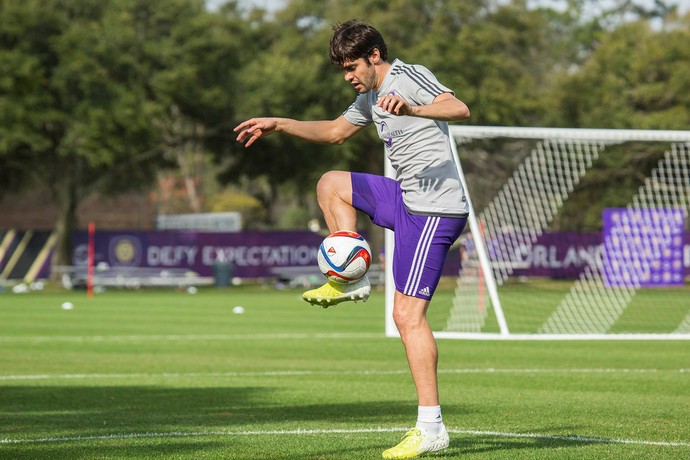 Kaká treinando no Orlando City (Foto: Divulgação)