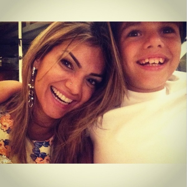 Kelly Key e o filho mais novo, Vitor, 9 (Foto: Reprodução/Instagram)