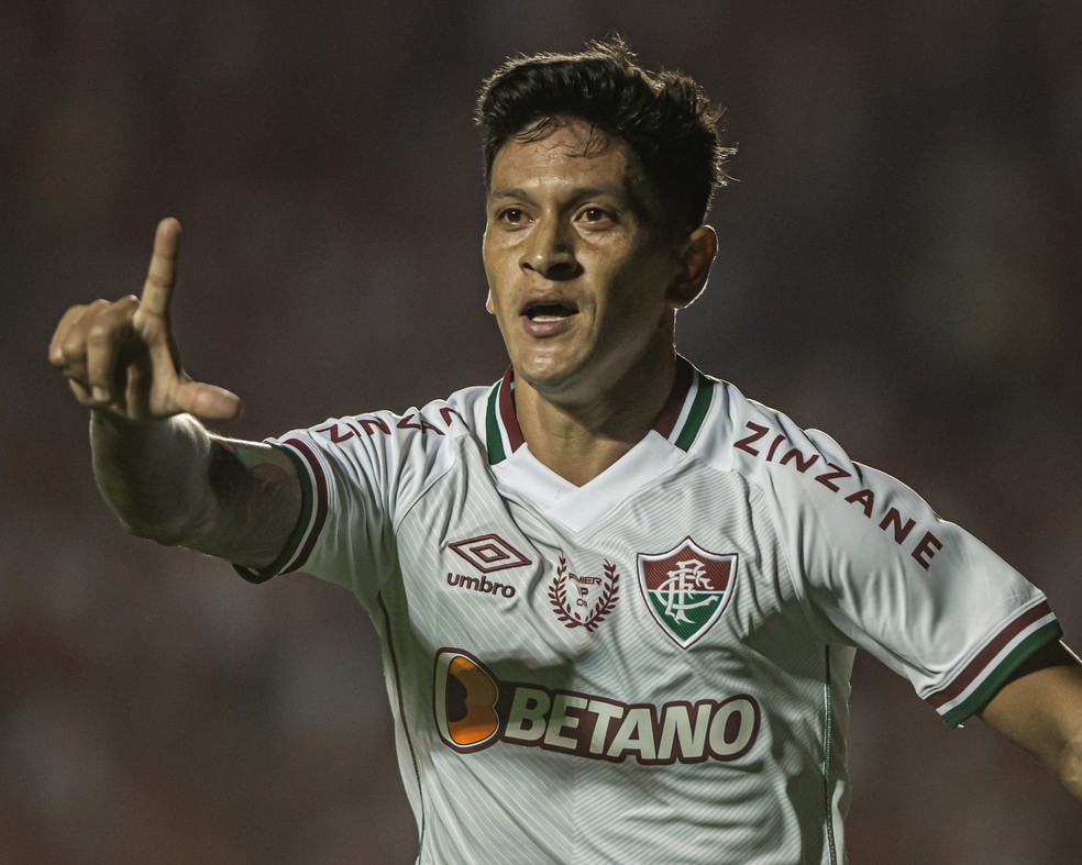 Cano faz o "L" em comemora��o  � Foto: Marcelo Gon�alves/Fluminense