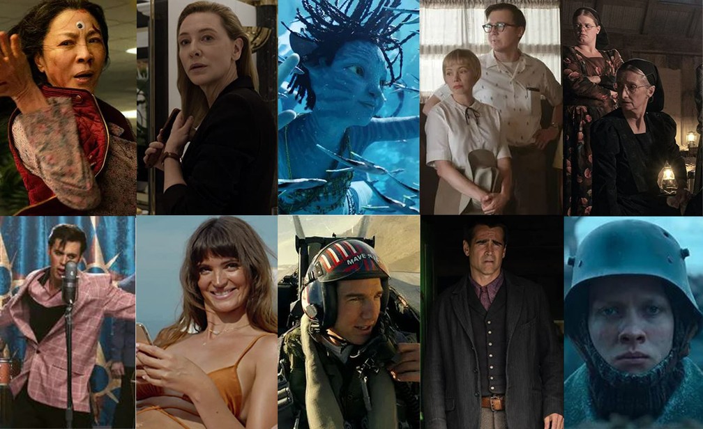Filmes indicados ao Oscar 2023 — Foto: Divulgação
