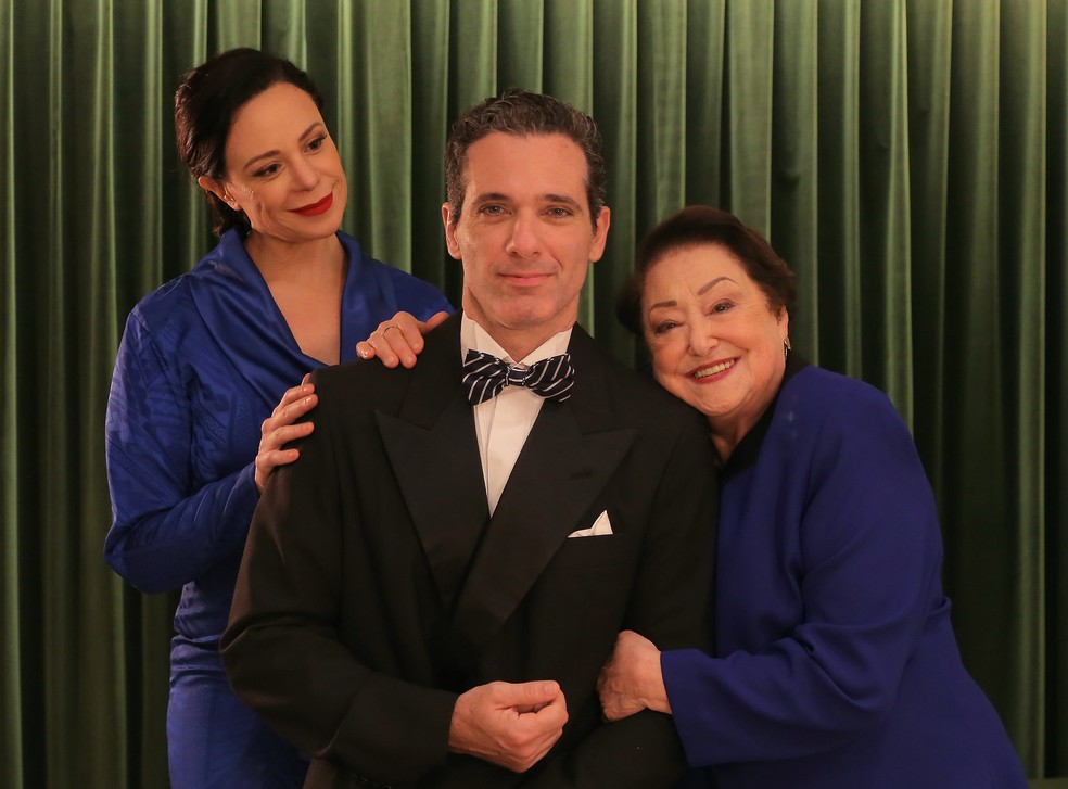 Vanessa Gerbelli, Mouhamed Harfouch e Suely Franco — Foto: Claudia Ribeiro