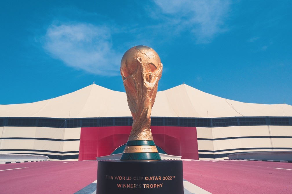 Troféu da Copa do Mundo de 2022 — Foto: Getty Images