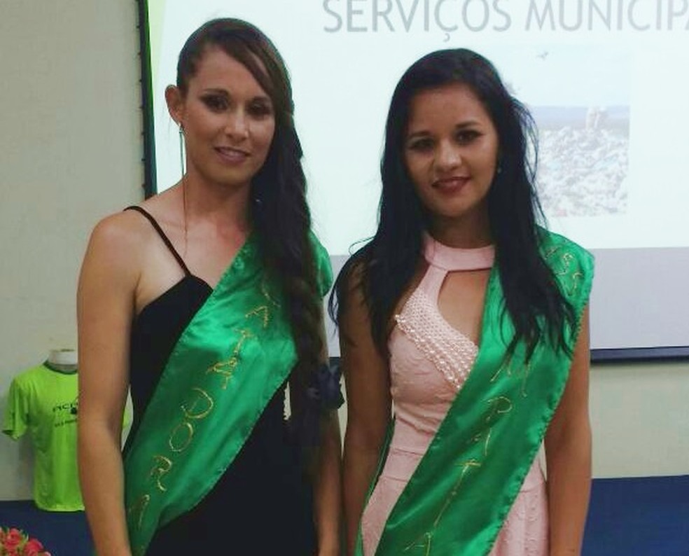 Silmara Silva eleita 'Miss Catadora' (esquerda) e Daiane Lima 'Miss Simpatia' (direita) (Foto: Divulgação/Acamar)