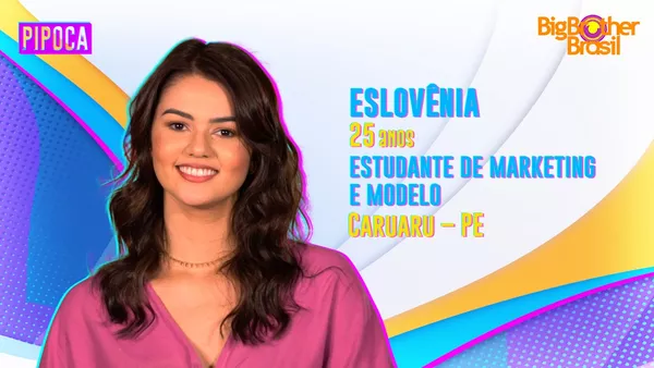 Eslovênia, do 'BBB22' — Foto: Divulgação