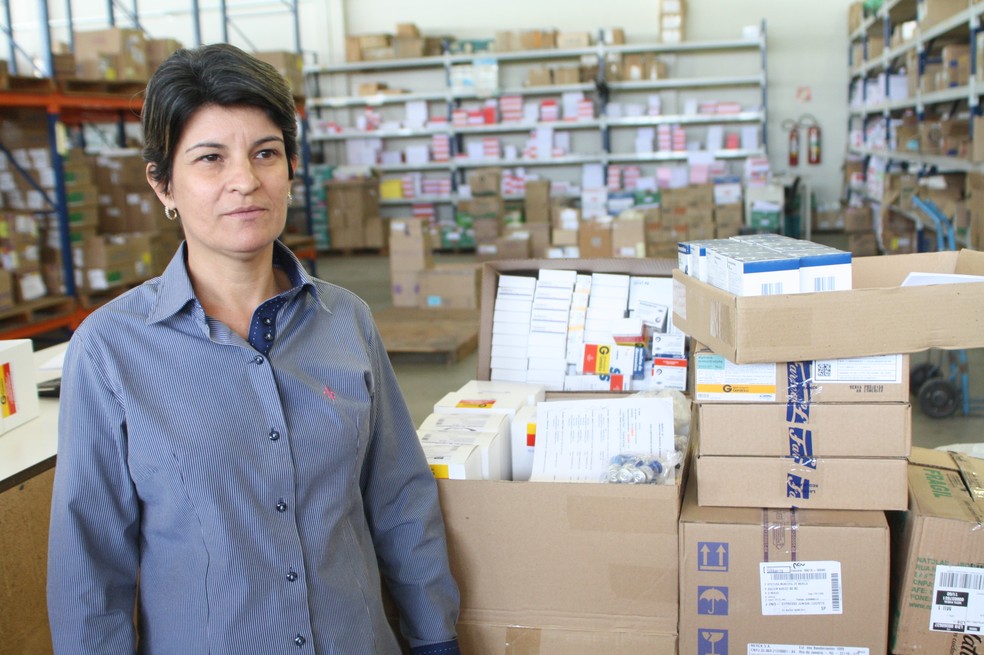 Rosângela Campanhã, responsável pela assistência farmacêutica no município — Foto: Prefeitura de Marília/Divulgação