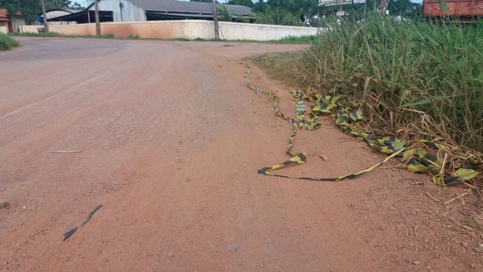 Crime ocorreu no bairro Distrito Industrial, em Rio Branco (Foto: Lidson Almeida/Rede Amazônica Acre)