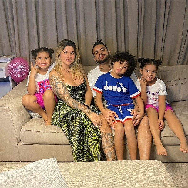 Filhos de Dani Souza e Dentinho (Foto: Reprodução/Instagram)