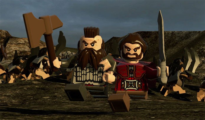 O jogador encontra uma série de aliados em LEGO Hobbit (Foto: Divulgação)