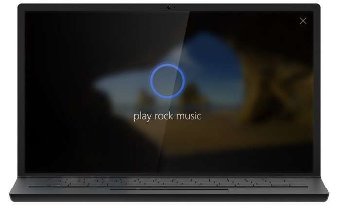 Assistente Cortana pode reproduzir músicas na tela de bloqueio do Windows 10 (Foto: Reprodução/Microsoft)