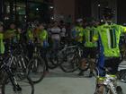 Ciclistas fazem protesto para exigir segurança em ciclovias do ES