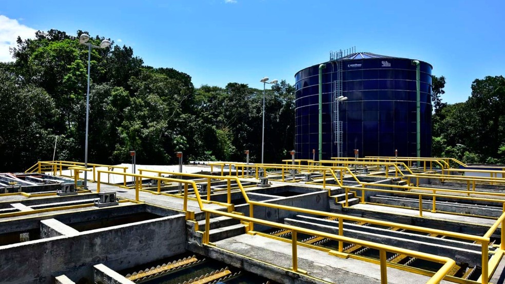 Esta&ccedil;&atilde;o de tratamento de &aacute;gua da Riviera operada e mantida pela Associa&ccedil;&atilde;o dos Amigos do bairro  &mdash; Foto: Divulga&ccedil;&atilde;o/Sobloco