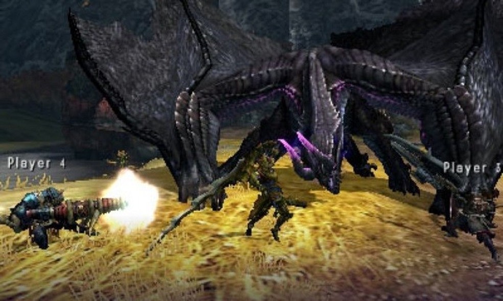 Monster Hunter 4 Ultimate é um jogo de RPG de ação em que os jogadores caçam monstros, criam equipamentos e exploram um mundo vibrante e cheio de desafios — Foto: Divulgação/Capcom