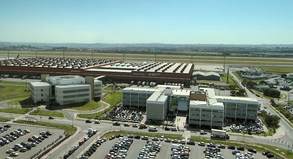 Terminal de Cargas de Viracopos — Foto: Reprodução/EPTV