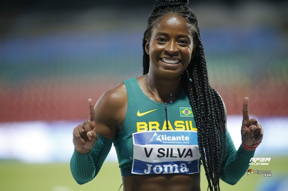 Vitória Rosa é ouro nos 100m do Ibero-Americano — Foto: Divulgação