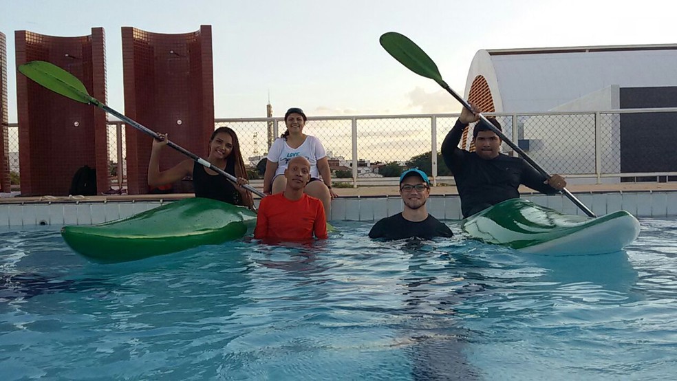 Projeto de Paracanoagem em Petrolina estÃ¡ com inscriÃ§Ãµes abertas â Foto: Natanael Barros/ Arquivo Pessoal