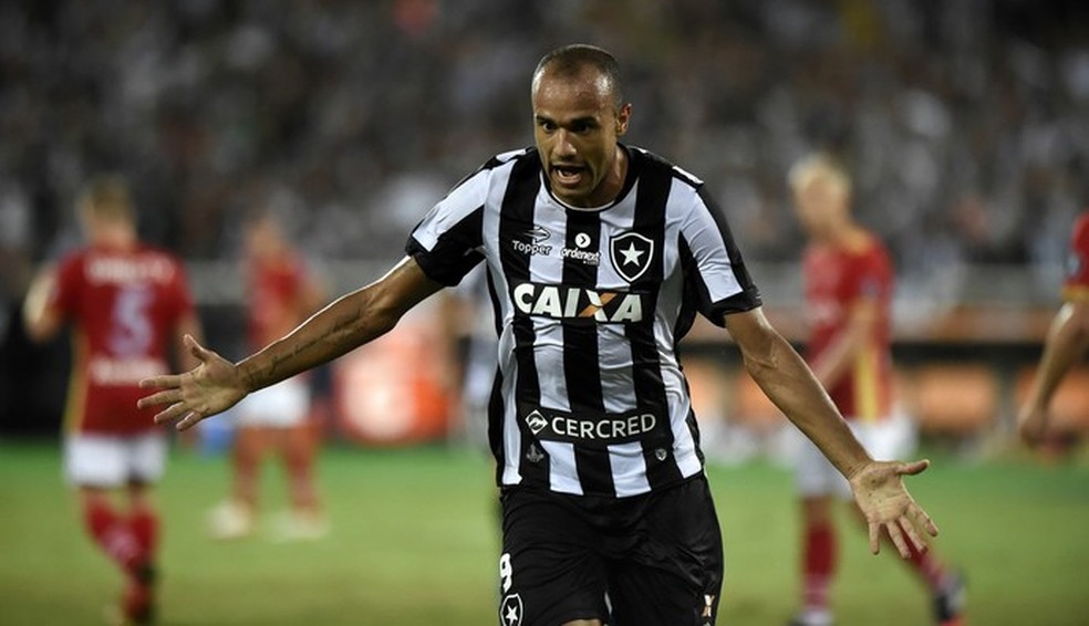 Roger é o artilheiro do Botafogo em 2017 com 17 gols (Foto: André Durão)