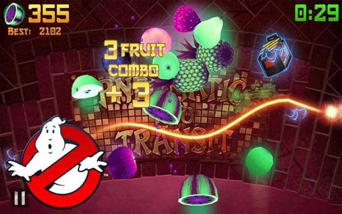 Fruit Ninja ganha atualização com tema do filme Os Caça-Fantasmas (Foto: Divulgação) Fruit Ninja ganha atualização com tema do filme Os Caça-Fantasmas (Foto: Divulgação)