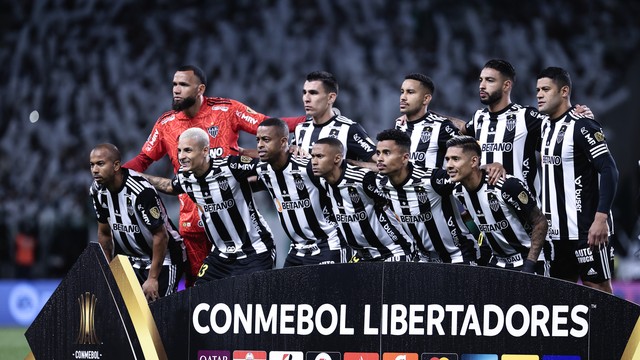 Atlético-MG antes de jogo contra o Palmeiras