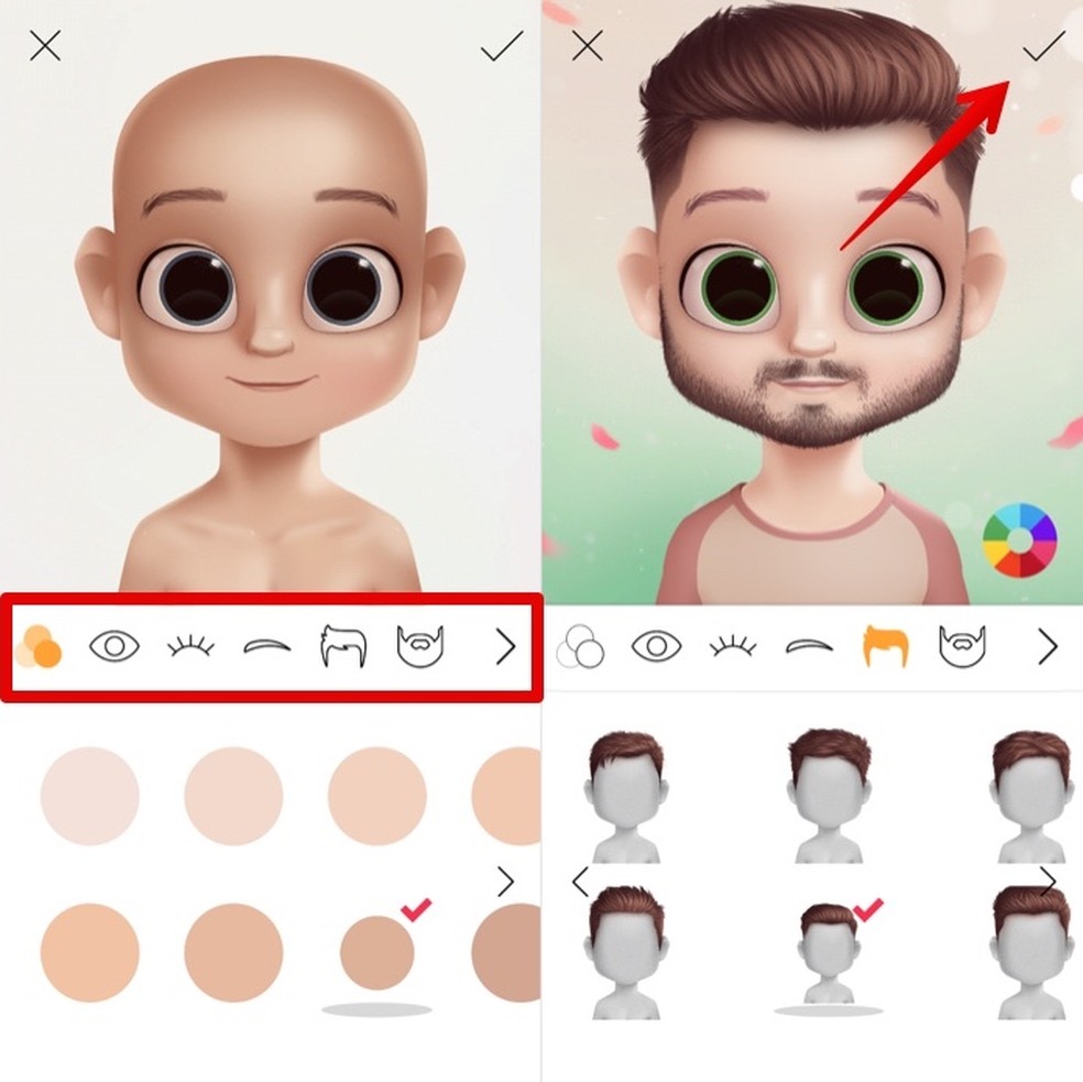 Dollify Como Fazer O Boneco E Compartilhar No Instagram Ou Whatsapp Imagens Techtudo - como fazer um avatar bonito gratis no roblox youtube