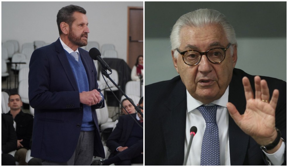 Marcos Penido (PSDB) e Guilherme Afif Domingos (PSD), coordenadores da transição de governo de Rodrigo Garcia para Tarcísio de Freitas em São Paulo. — Foto: Montagem/g1/Divulgação