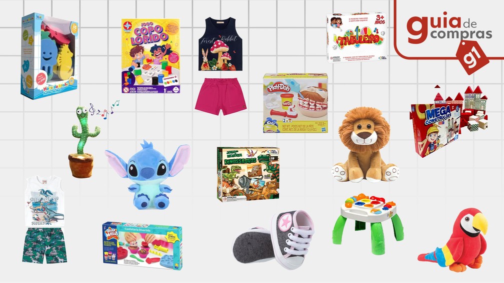 Sugestões de presentes de Natal para crianças de 2 a 5 anos de idade | Guia  de Compras | G1