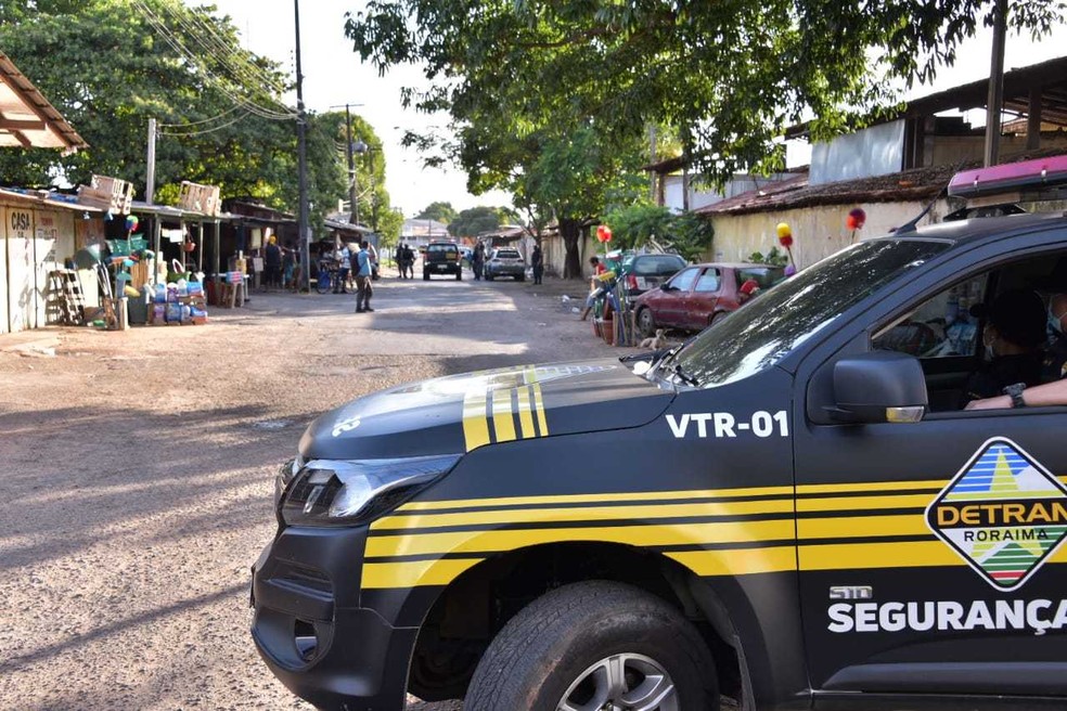 Polícias Militar e Civil fazem, junto com o Detran, operação, batizada de Sicarius, contra o crime organizado em Roraima em 2021 — Foto: Divulgação/Governo de Roraima