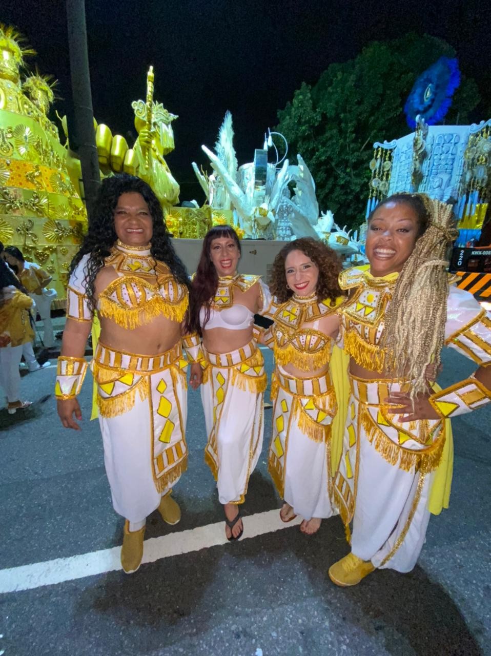 Ana Carla Laidley no desfile do Carnaval 2022 no Rio de Janeiro (Foto: Arquivo Pessoal)